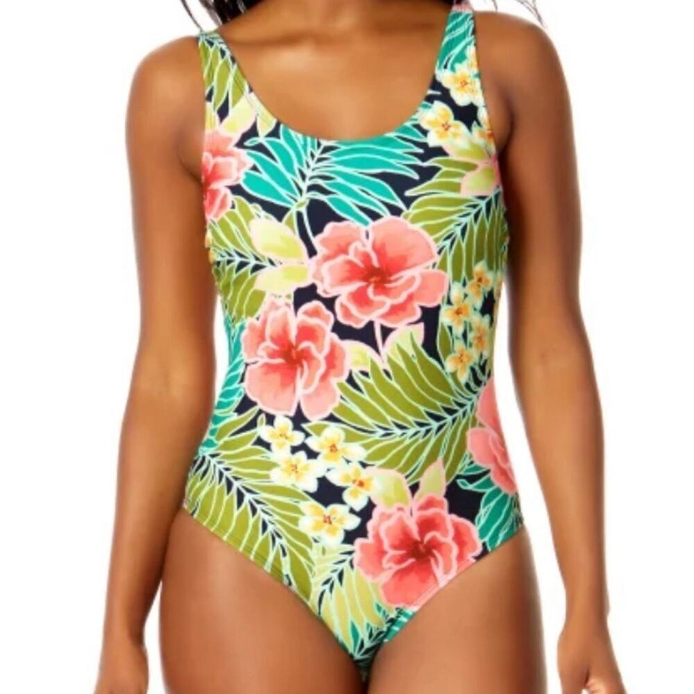 Hurley Ladies Swimsuit Poppy Tropical Floral Size XL NWT
